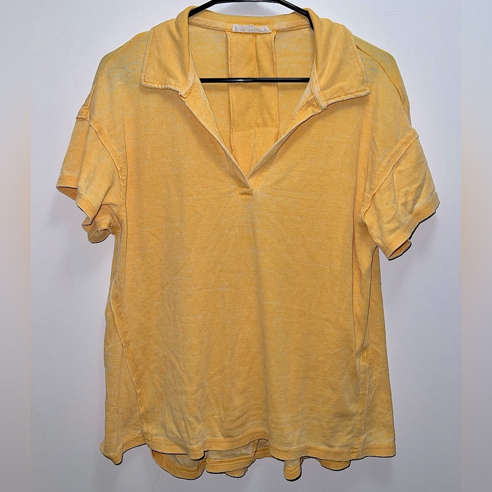 Jane + Delancey Orange/Yellow Women's Top, Size M